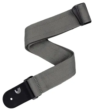 D'Addario Eco Comfort Woven Guitar Strap, Grey