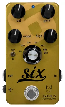 Tsakalis AudioWorks Six Analog Booster Overdrive Distortion