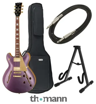 Harley Benton HB-35Plus Metallic Plum Bundle