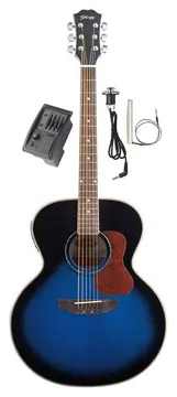 Stagg Westerngitarre Jumbo, SJ310E--BLS