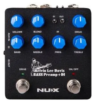 NUX Verdugo Series Bass Preamp "Melvin Lee Davis Signature" Pedal, NBP-5