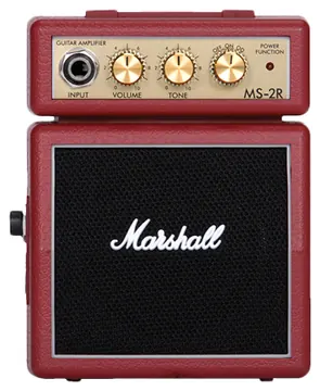 Marshall MS-2R Red Micro Practice Amp