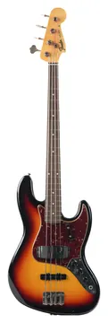 Fender Custom Shop 1964 Jazz Bass 3 Color Sunburst Journeyman Relic 2024