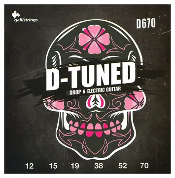 Galli D Tuned Electric Guitar Strings