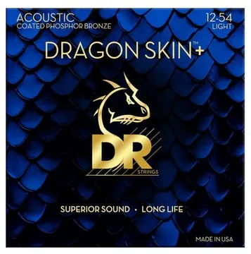 Dr Strings Dap-12 Dragon Skin + Muta di corde per Chitarra Acustica