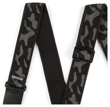 Jim Dunlop D3810GY Classic Strap Cammo Gray Nylon-Gitarrengurt (50mm)