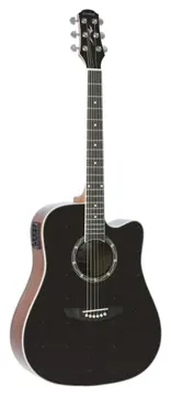 Strinberg Folk Elétrico Cd40c Bk Black Sparkle Cromo (10981)