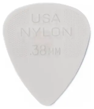 Dunlop Nylon Standard Picks .38mm - Set Of 6