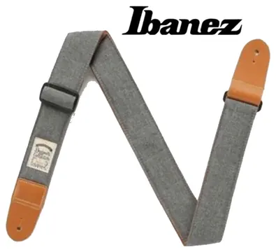 Ibanez DCS50D-CGY Tracolla grigia per chitarra elettrica, acustica e basso