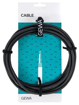 Gewa Basic line Cavo 1x Jack stereo 3,5 mm - 2x Jack mono 6,3mm 6mt