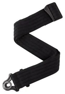 D_Addario D'addario 50BAL01 "auto Lock" Courroie Guitare Nylon Noire A Rayures
