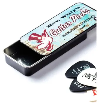 Dunlop Rev Willy Medium Pick Tin - 6-pack