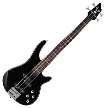 Gear4Music 3/4 Chicago Bass Guitar Black