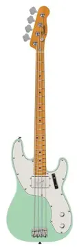 Fender Vintera II 70s Telecaster Bass Surf Green