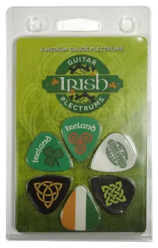 Celtic Irish Guitar Pick 6 Pack