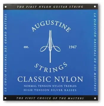 Augustine Encordoamento Augustine Imperial Blue Nylon Alta Tensão para Violão