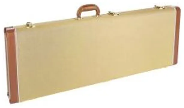 Boston California Series Electric Guitar Case Vintage Tweed + Brown Leatheroid DGC-ST-VT