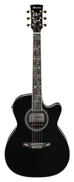 Ibanez AC391RCE-BKH IBANEZ Artwood AC Akustikgitarre 6-Saiter - Schwarz