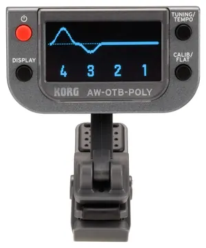 Korg AW-OTB Poly Chromatisches Clip-On Stimmgerät für Bass /AL