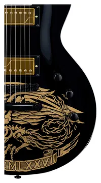 ESP LTD WARBIRD Will Adler Signature Black with Graphic