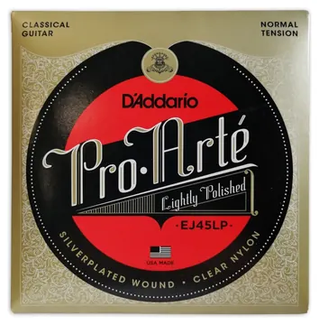 Jogo de Cordas Daddario EJ45LP Lightly Polished Guitarra Clássica Nylon