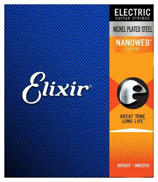 Elixir Nanoweb Nickel Plated E-GITARRENSAITEN