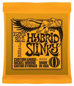 Ernie Ball Hybrid Slinky E-Gitarrensaiten EB2222 09-46