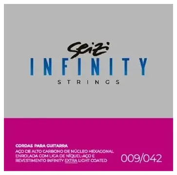 Seizi Corda Guitarra Seizi Infinity Extra Light Coated 009-042
