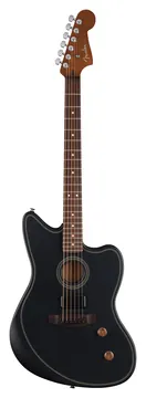 Fender Acoustasonic Standard Jazzmaster, Black Electro Acoustic Guitar