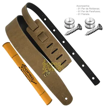 Basso Correia Alça Confortável Black Violão Guitarra Baixo Basso Eco RC Cód. 01