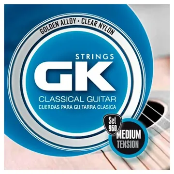 GK Encordoamento GK Violão Nylon Tensão Média Golden Alloy 960