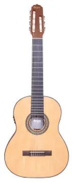 Rozini 7 cordas Eletroacústico RX207.EGC.F.I Fosco Nylon