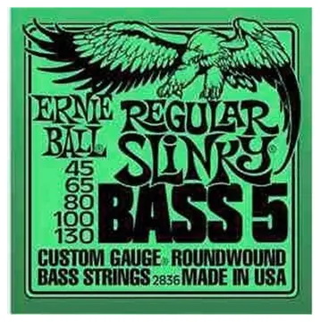 Ernie Ball Regular Slinky 5-STRINGS 45/130