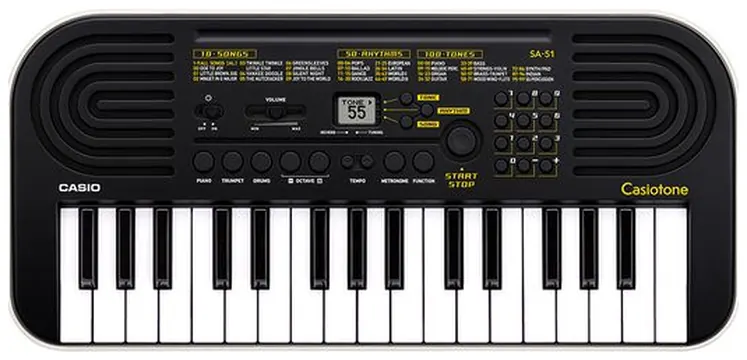 Casio SA-51 MINI-CLAVIER Portable Noir ET Gris
