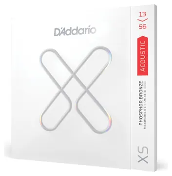 D'Addario XSAPB1356 Acoustic Guitar Strings Phosphor Bronze, Medium, 13-56