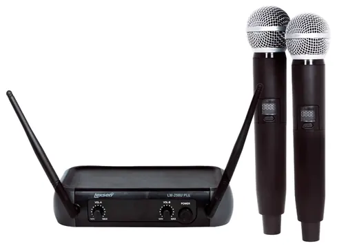 Lexsen Microfone Lexsen Sem Fio Duplo LM-258U PLL