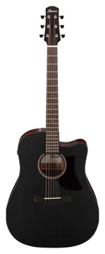 Ibanez AAD190CEWKH Open Pore Black Chitarra Acustica Elettrificata