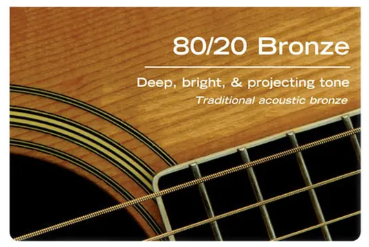 D'Addario EJ12| 80/20 Bronze Acoustic Guitar String Set | Medium | 13.56
