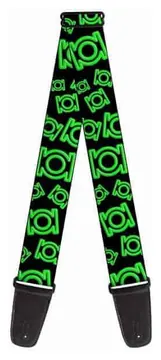 Buckle Down Green Lantern Logo Guitar Strap