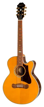 Epiphone J-200 EC Studio Parlor Solid Top - Vintage Natural