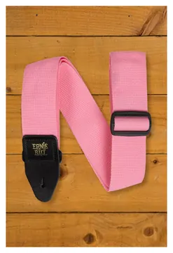 Ernie Ball Polypro Guitar Strap - Pink Sunrise