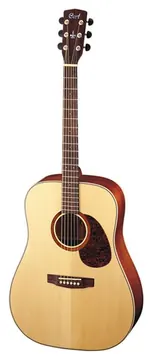 Cort E100F TF "earth" Guitare Folk Electro Naturel Satine