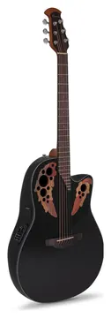 Ovation CE44-5-G Celebrity Elite Mid Roundback Elektro-Akustik-Gitarre, black (OV533.128)