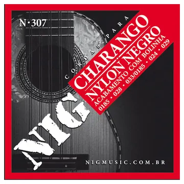 NIG Encordoamento Nig P/Charango Nylon Preto C/Bolinha N307