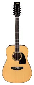 Ibanez PF1512-NT Performance Dreadnought 12Saiter Akustik-Gitarre, natur