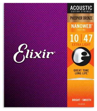Encordoamento Elixir P/guit. Acust. Phosphor Bronze 10/47