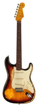 Fender Custom Shop 1963 Stratocaster Super Heavy Relic Super Faded Aged 3-Colour Sunburst