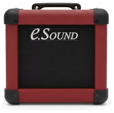 E. Sound Amplificador de Guitarra E. Sound Steel 20 GT Vermelho Escuro 6 Polegadas