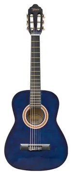 Valencia VC102 Classical Guitar | 1/2 Size | Blue Sunburst