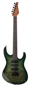 Suhr Modern Custom Waterfall Burl Maple Faded Trans Green Burst 2026